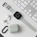 Apple Watch (38/40/SE/41/42mm) Native Union Curve Strap Silikone Rem - Grøn