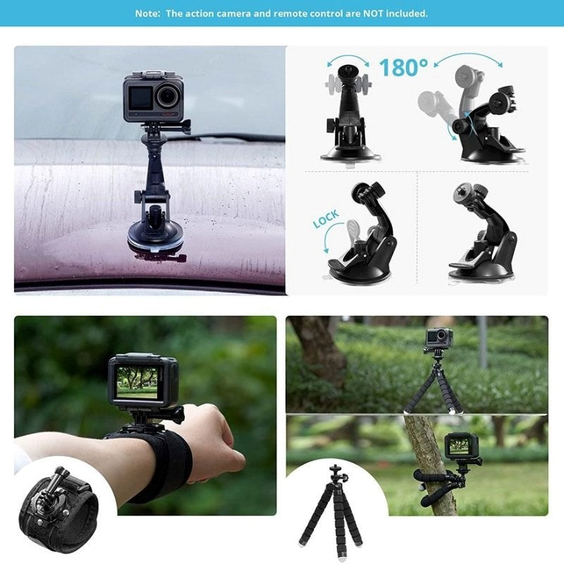 14 Dele Action Kamera Tilbehør fra AKASO