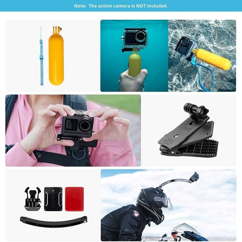 14 Dele Action Kamera Tilbehør fra AKASO