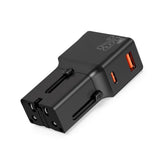 Mobile Origin - Rejse Adapter - EU/US/UK/AU - 25W - Sort