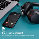 Philips Series 8000 Over-Ear Bluetooth Høretelefoner m. ANC, USB-A/C Receiver & Ledning - Sort