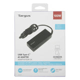 Targus APA108 100W USB-C AC Adapter m. Power Delivery - Sort