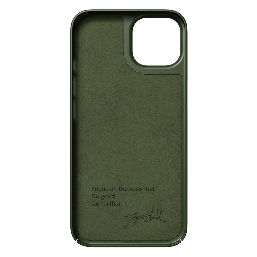 Nudient Thin Case iPhone 14 Bagside Cover - Pine Green