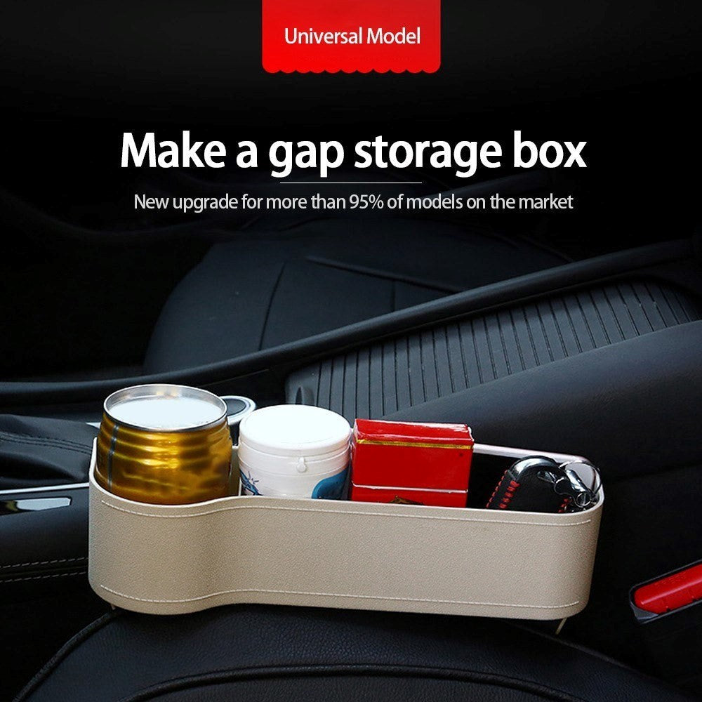 Opbevaringsboks Til Bilsæde Mellemrum 2 stk.- Sort