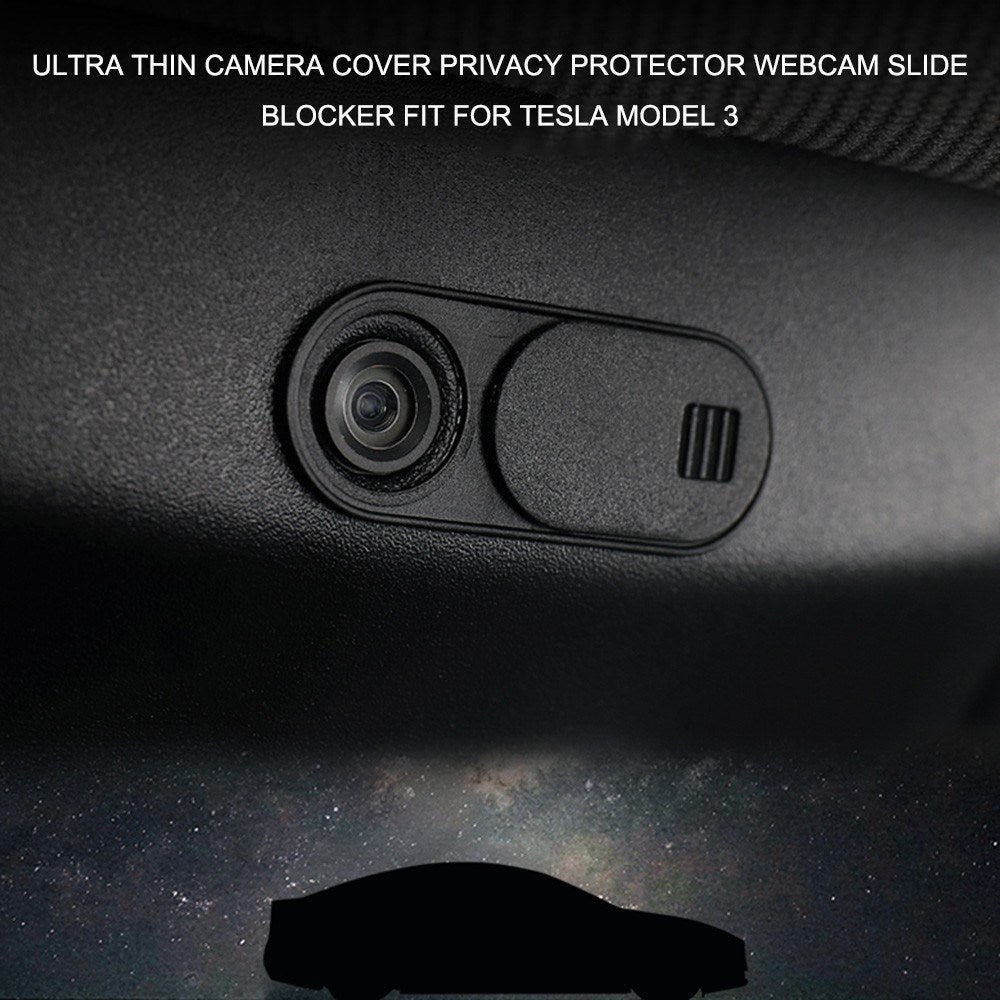 Tesla Model 3 2017-2019 Webcam Cover - Sort