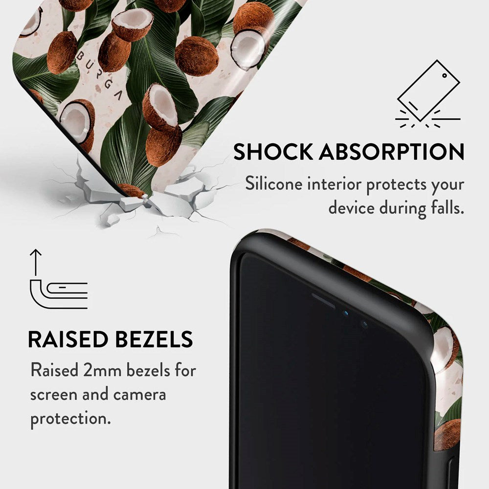 iPhone 11 Burga Tough Fashion Cover - Coconut Crush