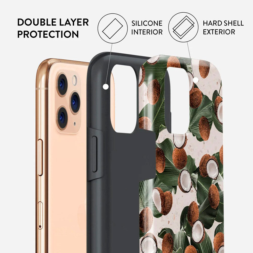 iPhone 11 Pro Burga Tough Fashion Cover - Coconut Crush