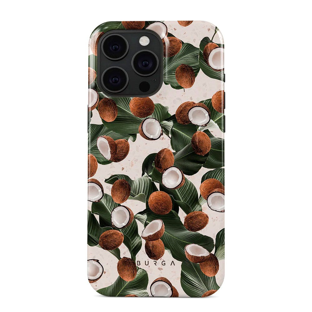 iPhone 15 Pro Burga Tough Fashion Cover - Coconut Crush