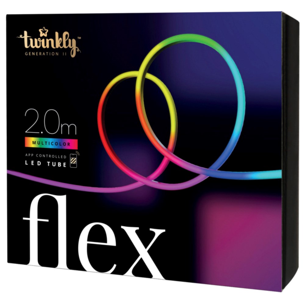 Twinkly RGB Flex 2m 200-Lamper - Hvid Ledning