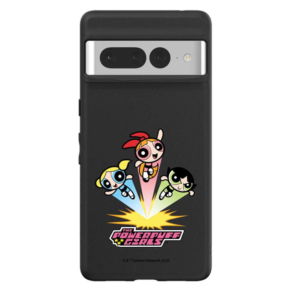 RhinoShield Google Pixel 7 Pro SolidSuit Håndværker Cover m. The Powerpuff Girls - Fly High