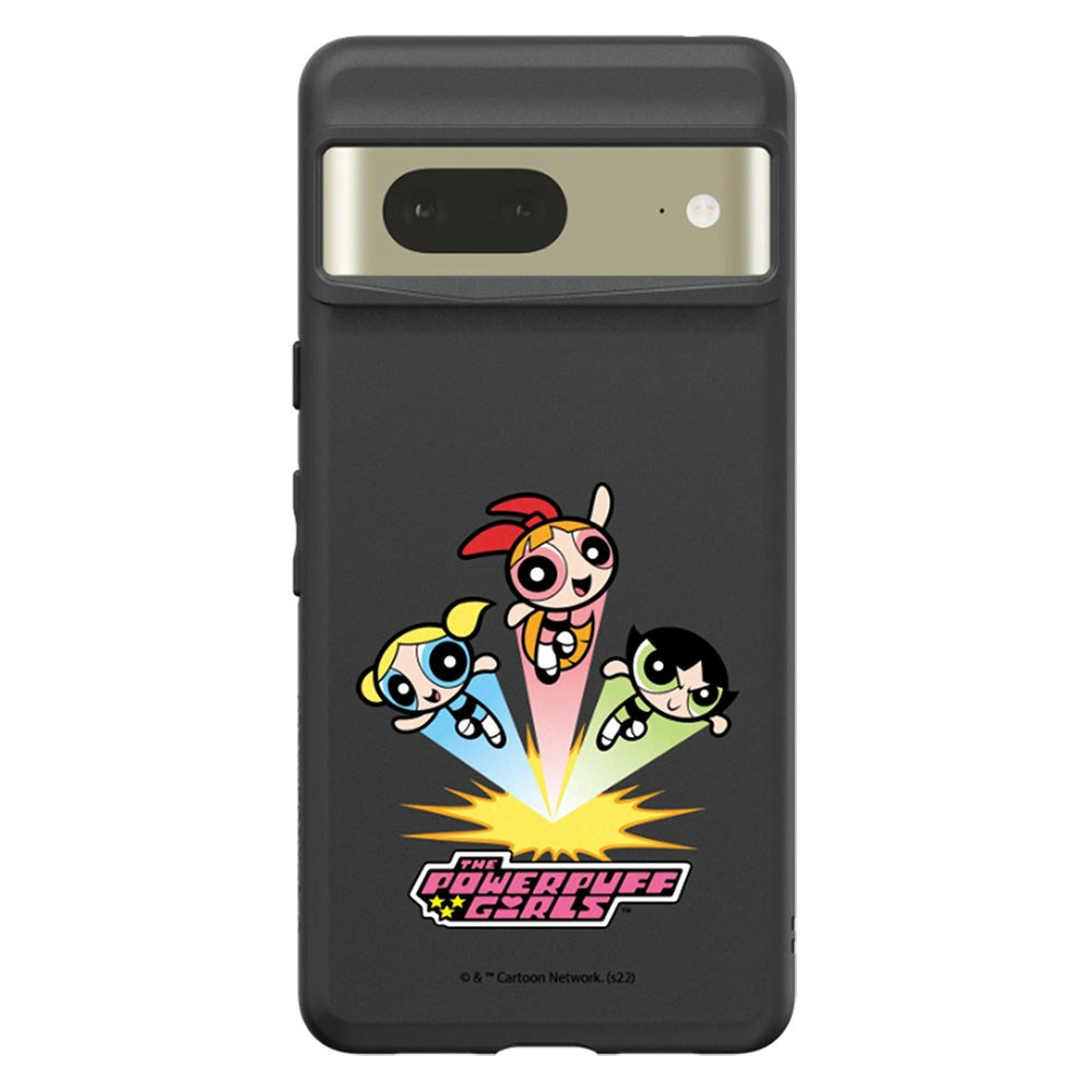 RhinoShield Google Pixel 7 SolidSuit Håndværker Cover m. The Powerpuff Girls - Fly High