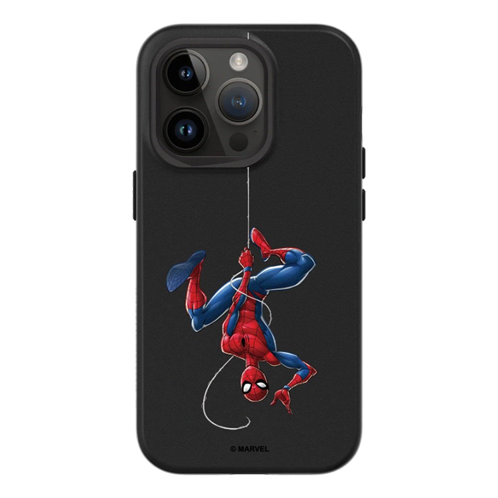 RhinoShield iPhone 14 Pro SolidSuit Håndværker Cover m. Marvel - Spider-man Upside Down
