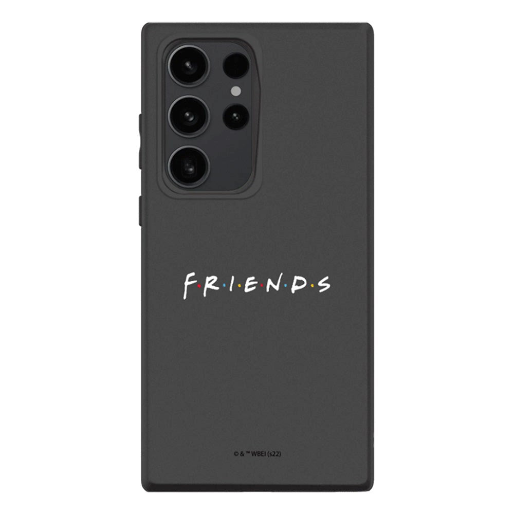 RhinoShield Samsung Galaxy S23 Ultra SolidSuit Håndværker Cover m. Friends - White Friends Logo