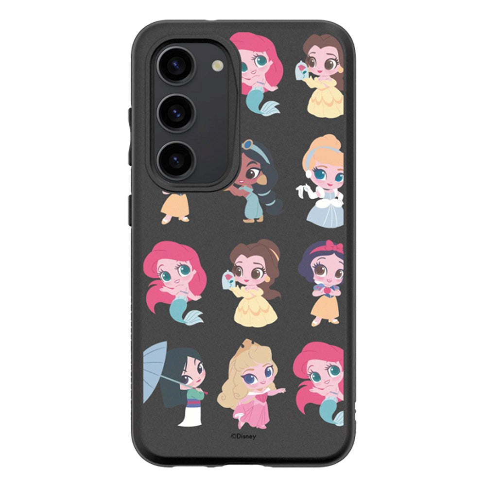 RhinoShield Samsung Galaxy S23 SolidSuit Håndværker Cover m. Disney Princess - Chibi Style