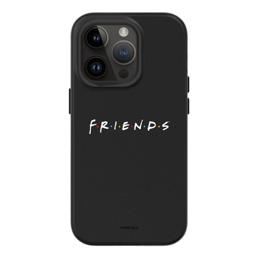 RhinoShield iPhone 14 Pro SolidSuit Håndværker Cover m. Friends - White Friends Logo