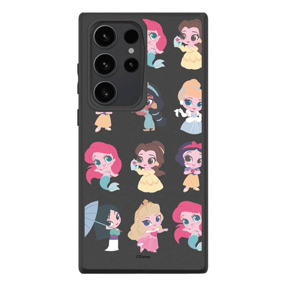RhinoShield Samsung Galaxy S23 Ultra SolidSuit Håndværker Cover m. Disney Princess - Chibi Style