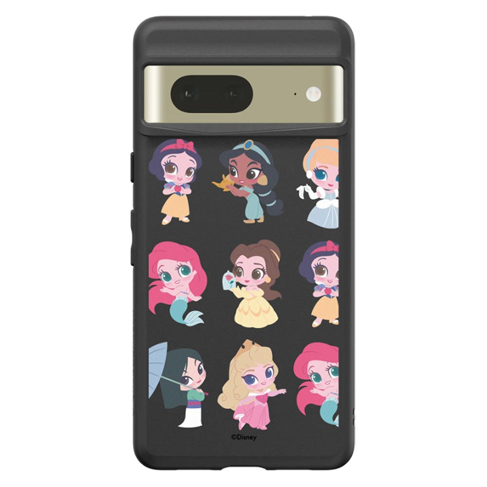 RhinoShield Google Pixel 7 SolidSuit Håndværker Cover m. Disney Princess - Chibi Style