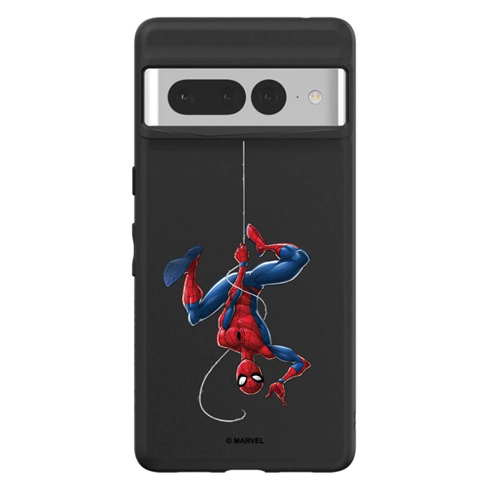RhinoShield Google Pixel 7 Pro SolidSuit Håndværker Cover m. Marvel - Spider-Man Upside Down