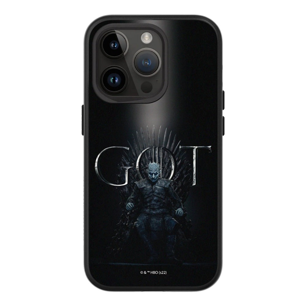 RhinoShield iPhone 14 Pro SolidSuit Håndværker Cover m. Game of Thrones - White Walkers The Night King