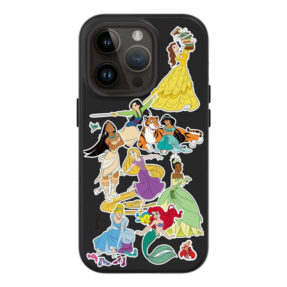 RhinoShield iPhone 14 Pro SolidSuit Håndværker Cover m. Disney Princess - Princesses