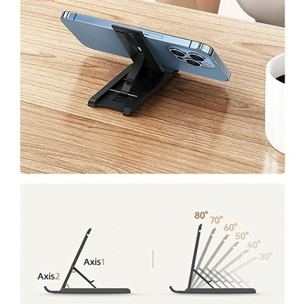 Usams Mobil / Tablet Stander Foldbar - Sort