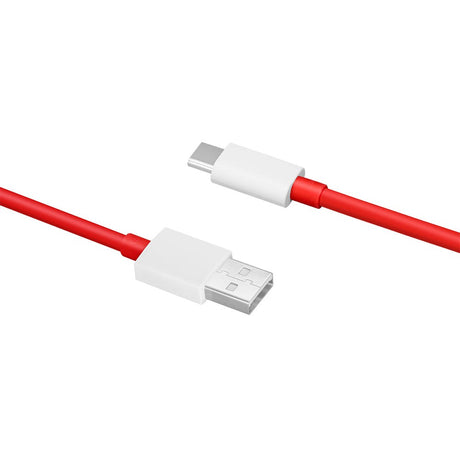 Original OnePlus 10A USB-A til USB-C Data- og Opladerkabel 1m - Rød