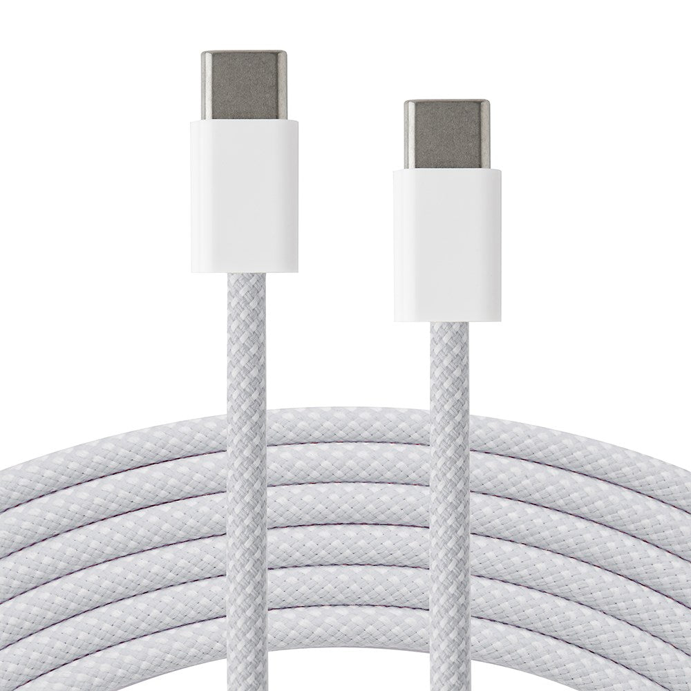 Xceed Braided USB-C til USB-C PD 60W - 2m - Hvid