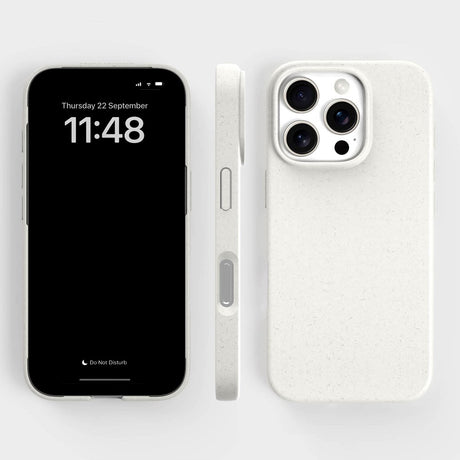 agood company iPhone 16 Pro PLNTPRTCT Mobil Cover - Vanilla White