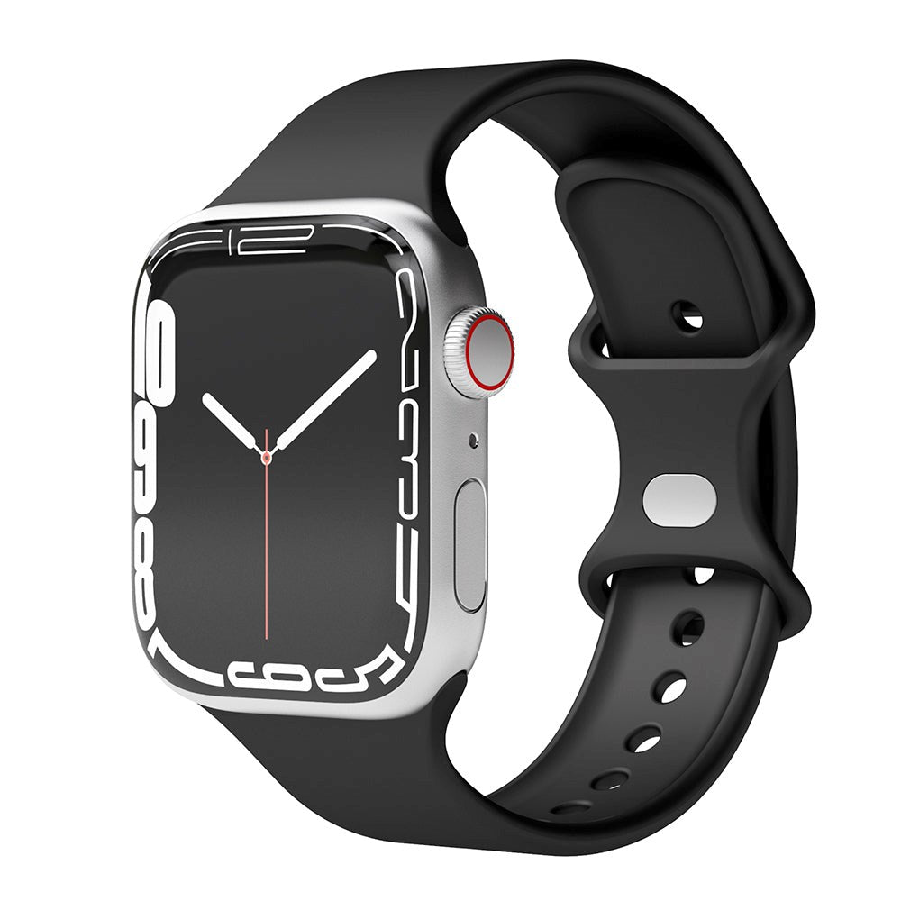 Vonmählen Apple Watch (38/40/SE/41/42mm) Classic Band Silikone Rem - Sort