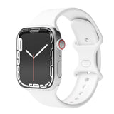 Vonmählen Apple Watch (42/44/SE/45/46/49mm) Loop Silikone Rem - Hvid