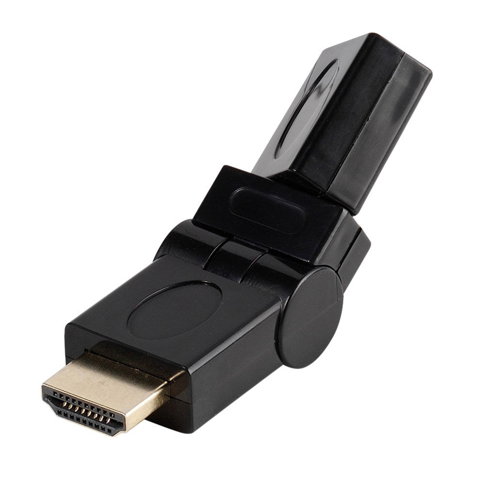 Vivanco HDMI Adapter (Hun til Han) - 360° Roterbar - Sort