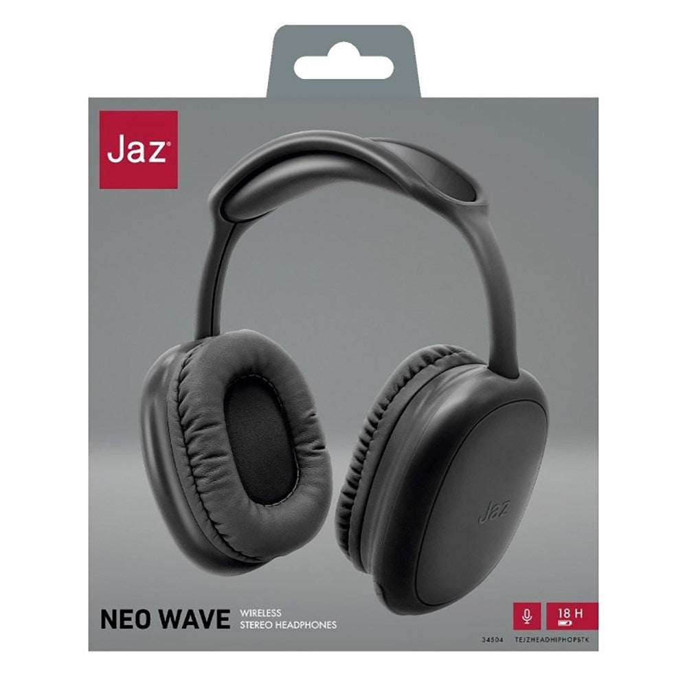 Jaz Neo Wave Bluetooth Over-Ear Hovedtelefoner - Sort