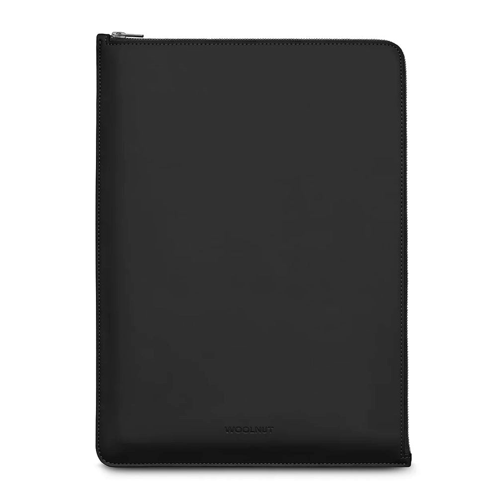 Woolnut Coated Folio PU Læder Sleeve Til MacBook / Laptop 16" (360 x 250mm) - Sort