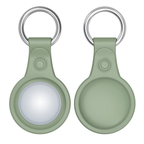 DUX DUCIS AirTag Plastik Nøglering m. Karabinhage - 4-pak - Sort / Blå / Lilla / Grøn