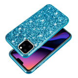 EIDERWOOD iPhone 11 Pro Max Glitter Hybrid Mobil Cover - Blå