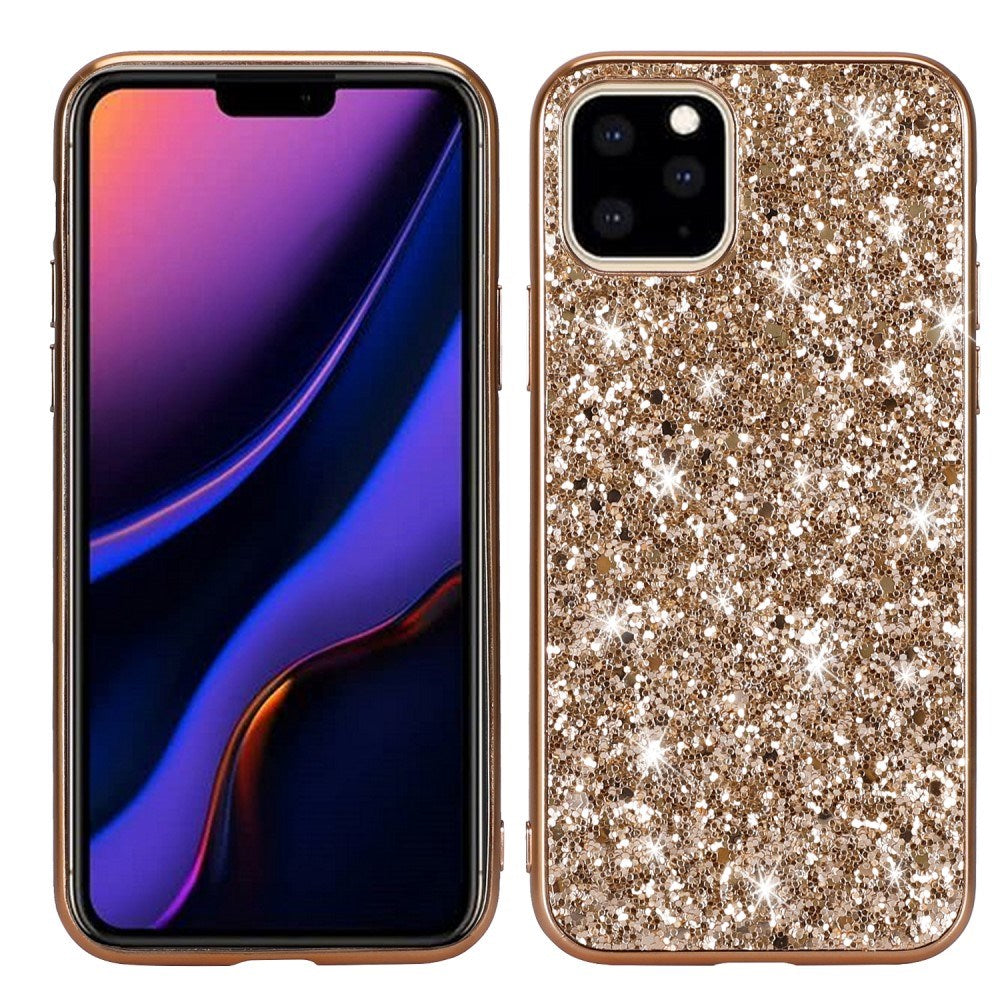 EIDERWOOD iPhone 11 Pro Max Glitter Hybrid Mobil Cover - Guld