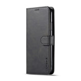 iPhone 11 Pro Max - Kunstlæder Flip Cover m. Kortholder & Ståfunktion - Sort