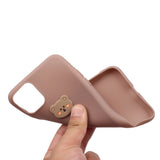 EIDERWOOD iPhone 11 Silikone Figur Cover - Brun / Bjørn