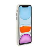 EIDERWOOD - iPhone 12 Mini - Fleksibelt Plastik Cover m. Kortholder - Hvid