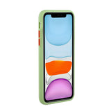 EIDERWOOD - iPhone 12 Mini - Fleksibelt Plastik Cover m. Kortholder - Lysegrøn