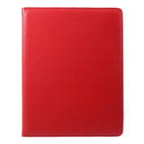 iPad 4 / 3 / 2 - EIDERWOOD Kunstlæder Flip Cover m. Elastik & Roterbar Funktion - Rød