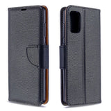 EIDERWOOD - Samsung Galaxy A41 - Kunstlæder Flip Cover m. Kortholder & Ståfunktion - Sort