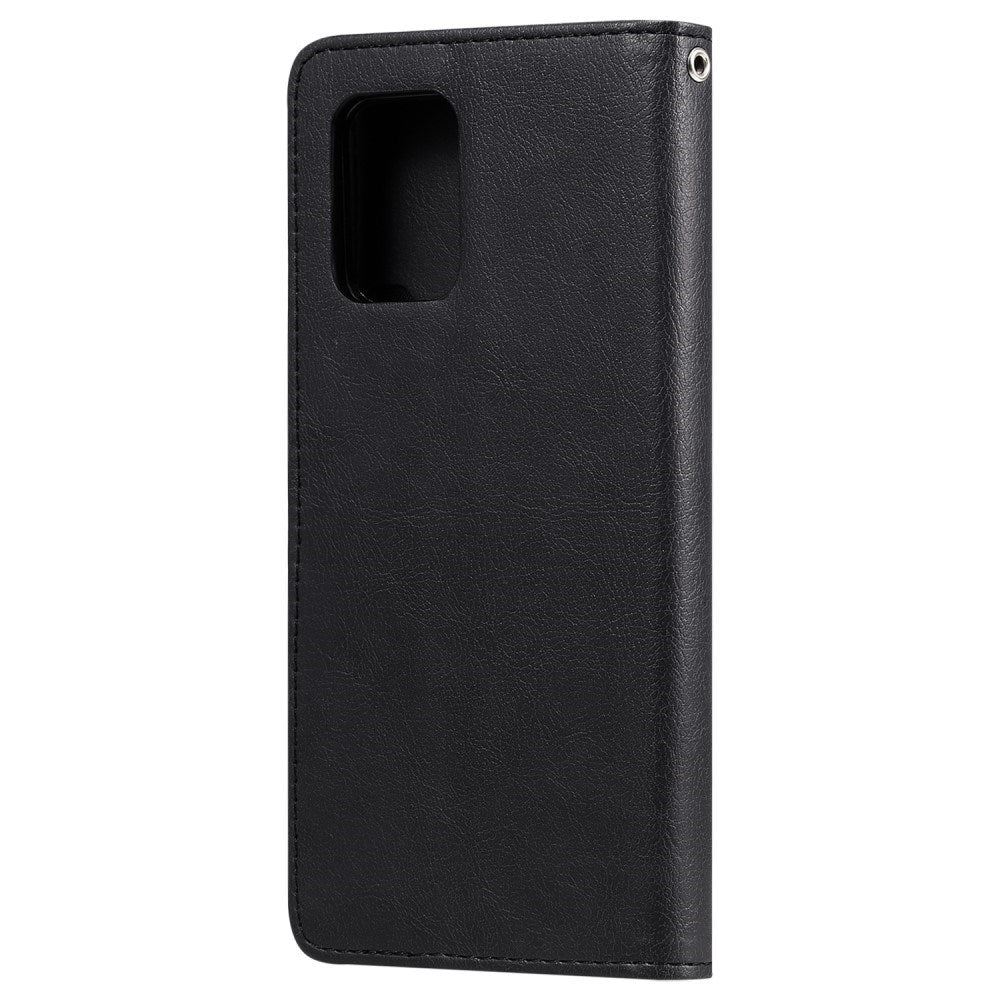 Samsung Galaxy S10 Lite - EIDERWOOD 2-i-1 Kunstlæder Flip Cover - Sort