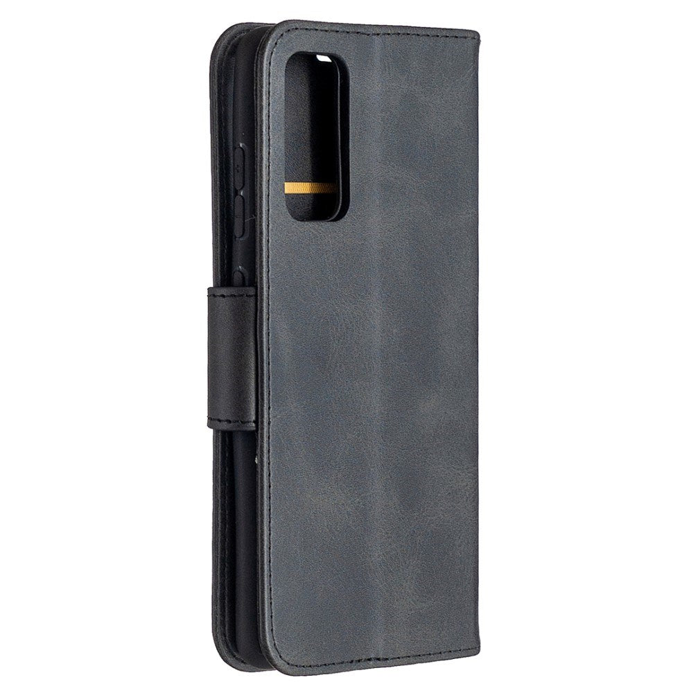EIDERWOOD Samsung Galaxy S20 FE / S20 FE (5G) Kunstlæder Mobil Cover m. Pung & Ståfunktion - Sort