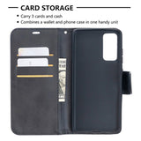 EIDERWOOD Samsung Galaxy S20 FE / S20 FE (5G) Kunstlæder Mobil Cover m. Pung & Ståfunktion - Sort