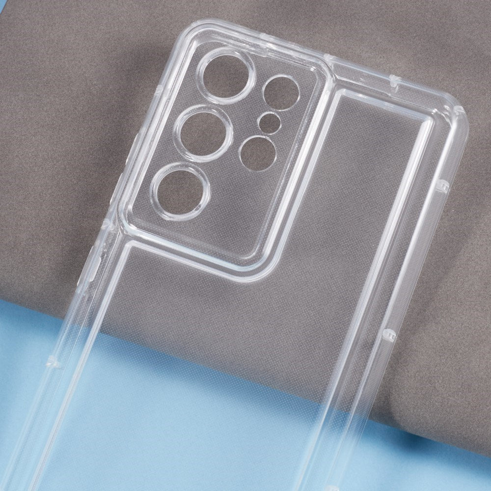 EIDERWOOD Samsung Galaxy S21 Ultra Stødabsorberende Plast Cover - Gennemsigtig