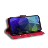 EIDERWOOD - Samsung Galaxy A32 (4G) - Kunstlæder Flip Cover m. Kortholder & Ståfunktion - Rød