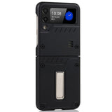 EIDERWOOD - Samsung Galaxy Z Flip3 (5G) Hårdt Plastik Cover m. Kickstand - Sort