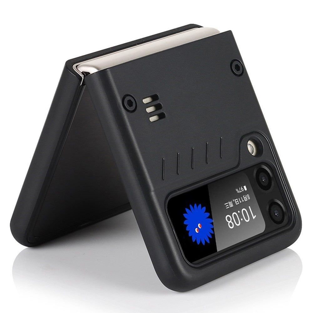 EIDERWOOD - Samsung Galaxy Z Flip3 (5G) Hårdt Plastik Cover m. Kickstand - Sort