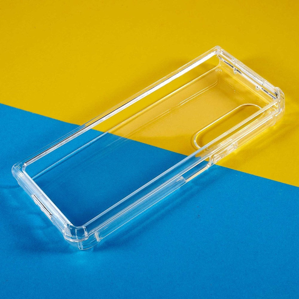 Samsung Galaxy Z Fold3 (5G) - EIDERWOOD Plastik Cover m. Stødabsorberende Hjørner - Gennemsigtig
